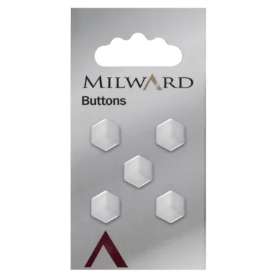 Bouton à coudre Milward Pixel effet nacré 11 mm x5