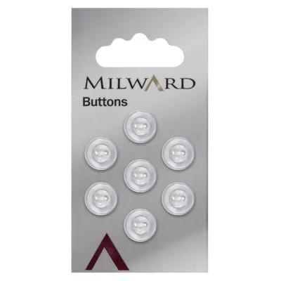 Bouton à coudre Milward Tempo effet nacré 11 mm x7
