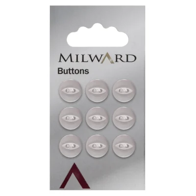 Bouton à coudre Milward Luis rose pâle 11 mm x9