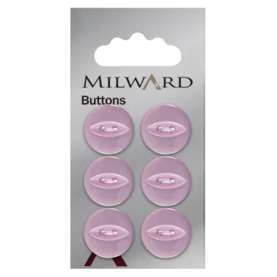 Bouton à coudre Milward Louis Rose 16 mm x6