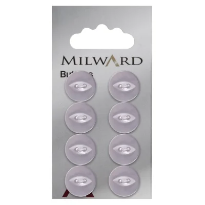 Bouton à coudre Milward Luis lilas 13 mm x8