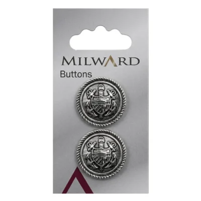 Bouton Milward Bouclier 22 mm x2