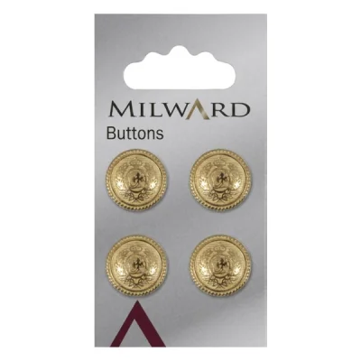 Bouton Milward Bouclier 15 mm x4