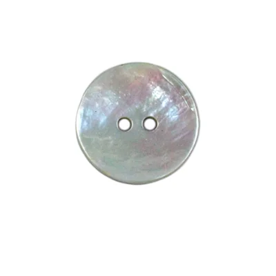 Bouton nacré Anthony 18 mm - Blanc