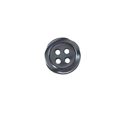 Bouton Alexander unis nacré 12 mm - Gris
