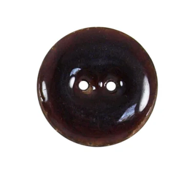 Bouton bois laqué Velentino 25 mm - Marron