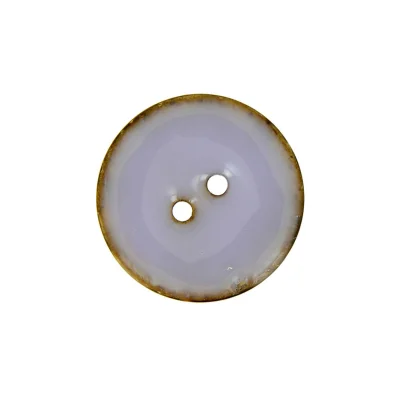 Bouton en bois brillant 25 mm - Violet clair