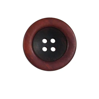 Bouton bicolore Giorgio 22 mm - Rouge