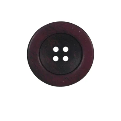 Bouton bicolore Giorgio 22 mm - Bordeaux