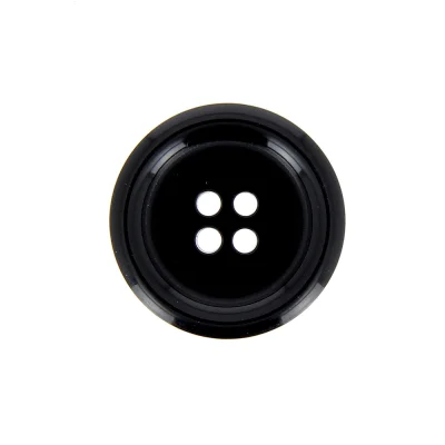 Bouton Veste homme 25 mm uni - Noir