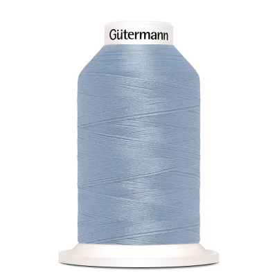 Cône de fil mousse Gütermann Bulky-Lock 1000m - Bleu