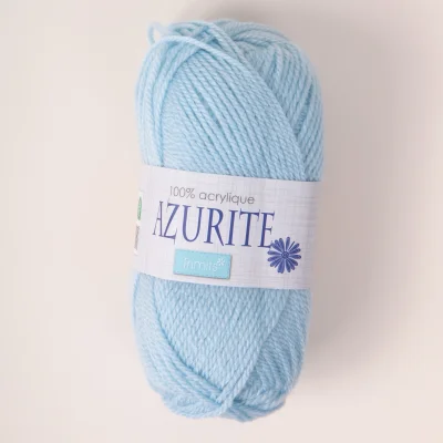 Pelote de fil à tricoter Azurite 50g - Bleu ciel