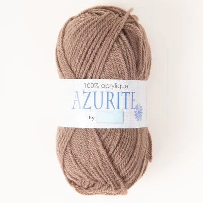 Pelote de fil à tricoter Azurite 50g - Taupe
