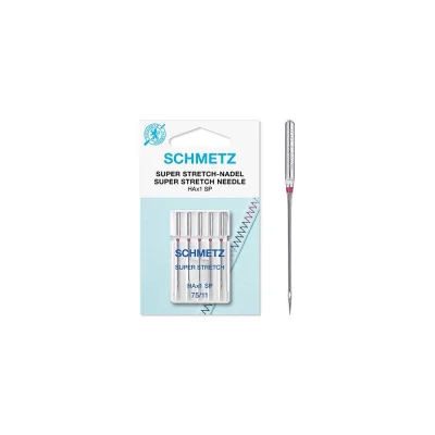 Aiguilles spécial Super Stretch n° 75/11 Schmetz HAx1 SP x5