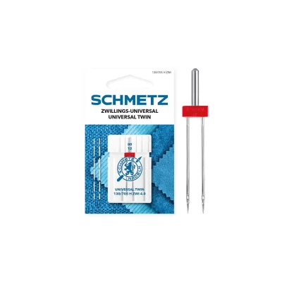 Aiguilles doubles Universal Schmetz 130/705 H ZWIN 1.6 x1