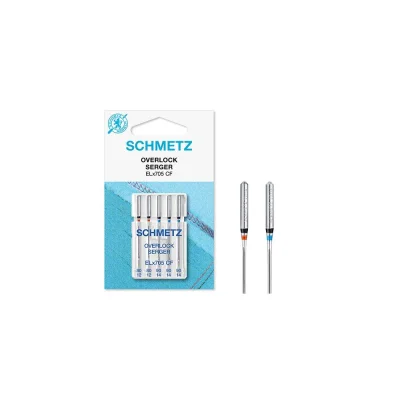Aiguilles Overlock Schmetz assorties ELx705 CF x5