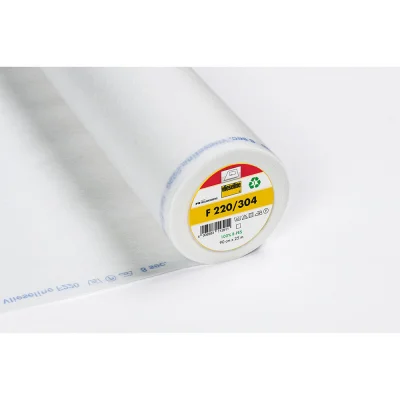 Entoilage Thermocollant Vlieseline F220 Blanc - Par 10 cm