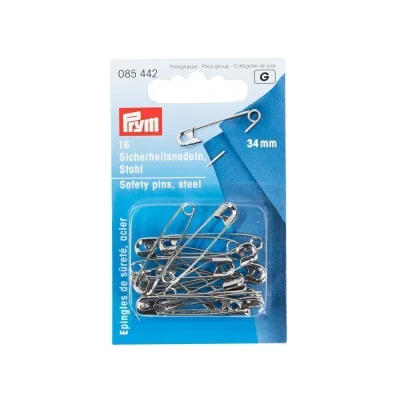 Epingles de sûreté Prym à ressort acier 