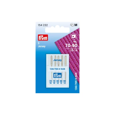 Aiguilles spéciales Jersey Prym pour machine à coudre 130/706