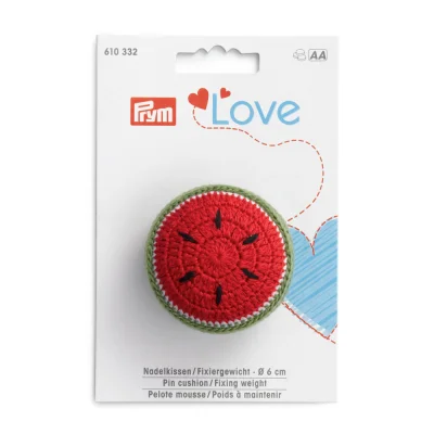 Poids à maintenir Prym Love avec pelote mousse - Pastèque