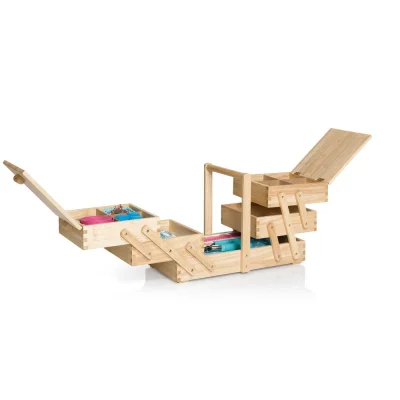 Travailleuse en bois clair  Prym