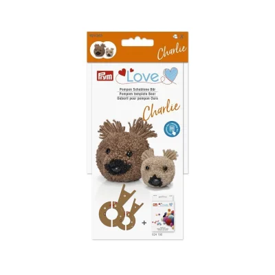 Gabarit pour pompon Prym Love Ours Charlie
