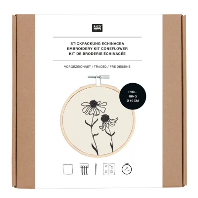 Kit Broderie Echinacée Rico Design