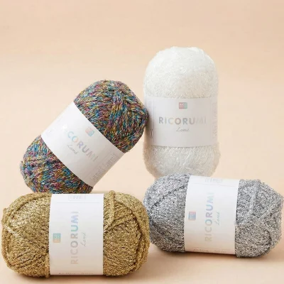 Fil Ricorumi Lamé Rico Design - 4 Couleurs