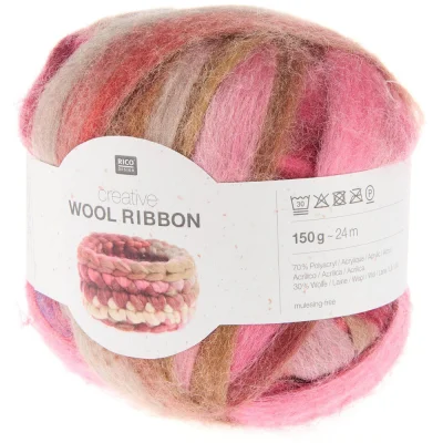 Fil Creative Wool Ribbon Rico Design Berries x1