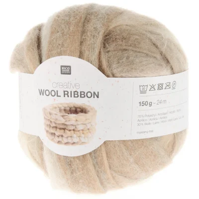Fil Creative Wool Ribbon Rico Design Rocks x1