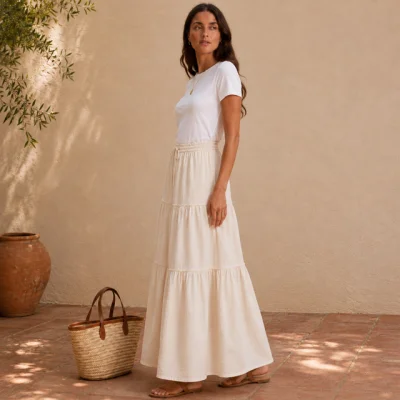 Kit Couture Craftine Jupe Inaya Lin écru