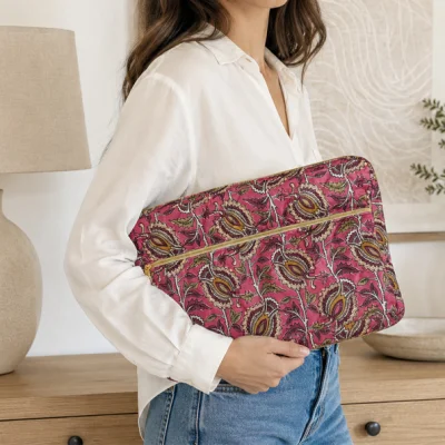 Kit Couture Craftine Pochette ordinateur Velours indy