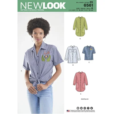 Patron New Look 6561 Chemise