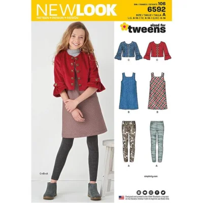 Patron New Look 6592 Enfant