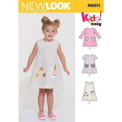 Patron New Look 6611 Enfant