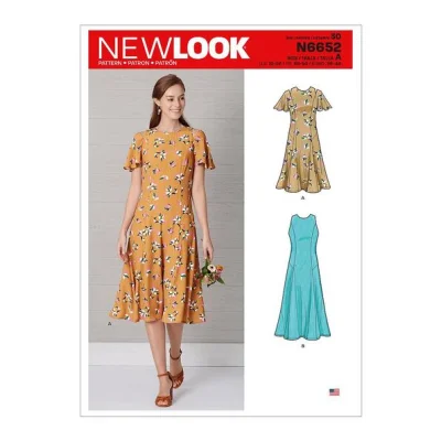 Patron New Look 6652 Robe