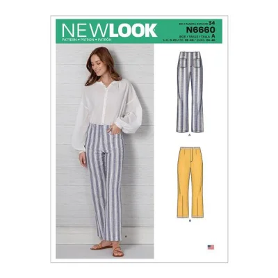 Patron New Look 6660 Pantalon