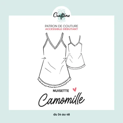 Patron Craftine Nuisette Camomille