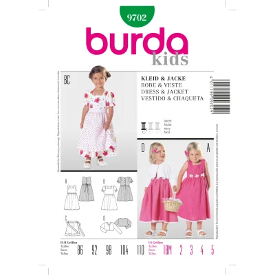 Patron Burda 9702 Robe et veste