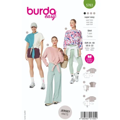 Patron Burda 5763 T-Shirt