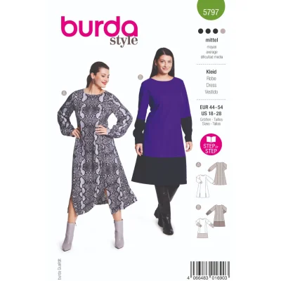 Patron Burda 5797 Robe