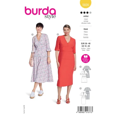 Patron Burda Style 5820 Robe