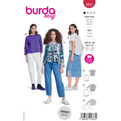 Patron Burda Style 5831 T-shirt