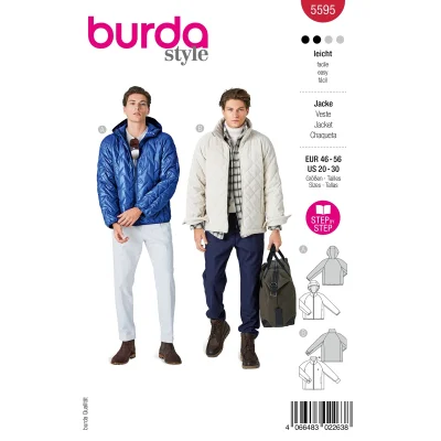 Patron Burda 5595 Veste