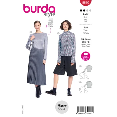 Patron Burda 5610 Chemise