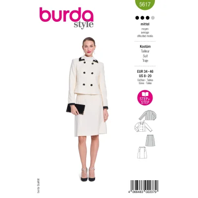 Patron Burda 5617 Costume
