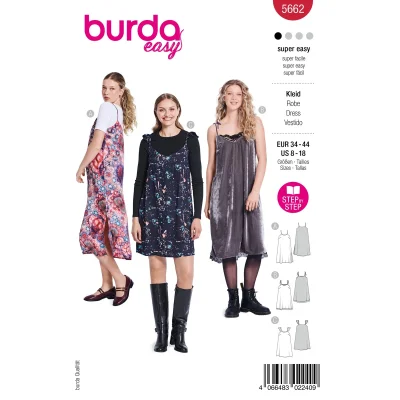 Patron Burda 5662 Robe