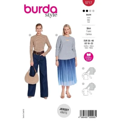 Patron Burda 5717 T-Shirt