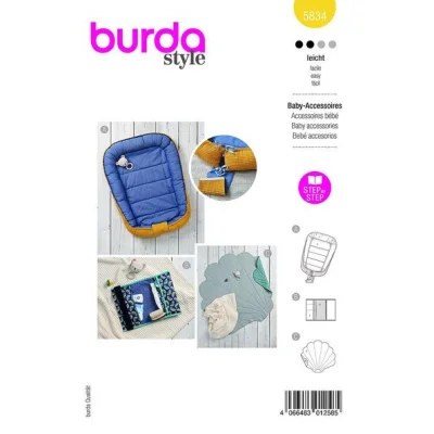 Patron Burda 5834 Accessoires bébé