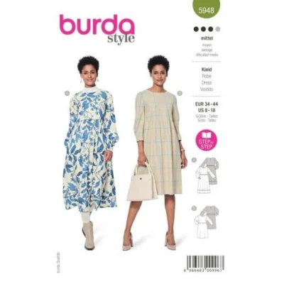 Patron Burda 5948 Robe
